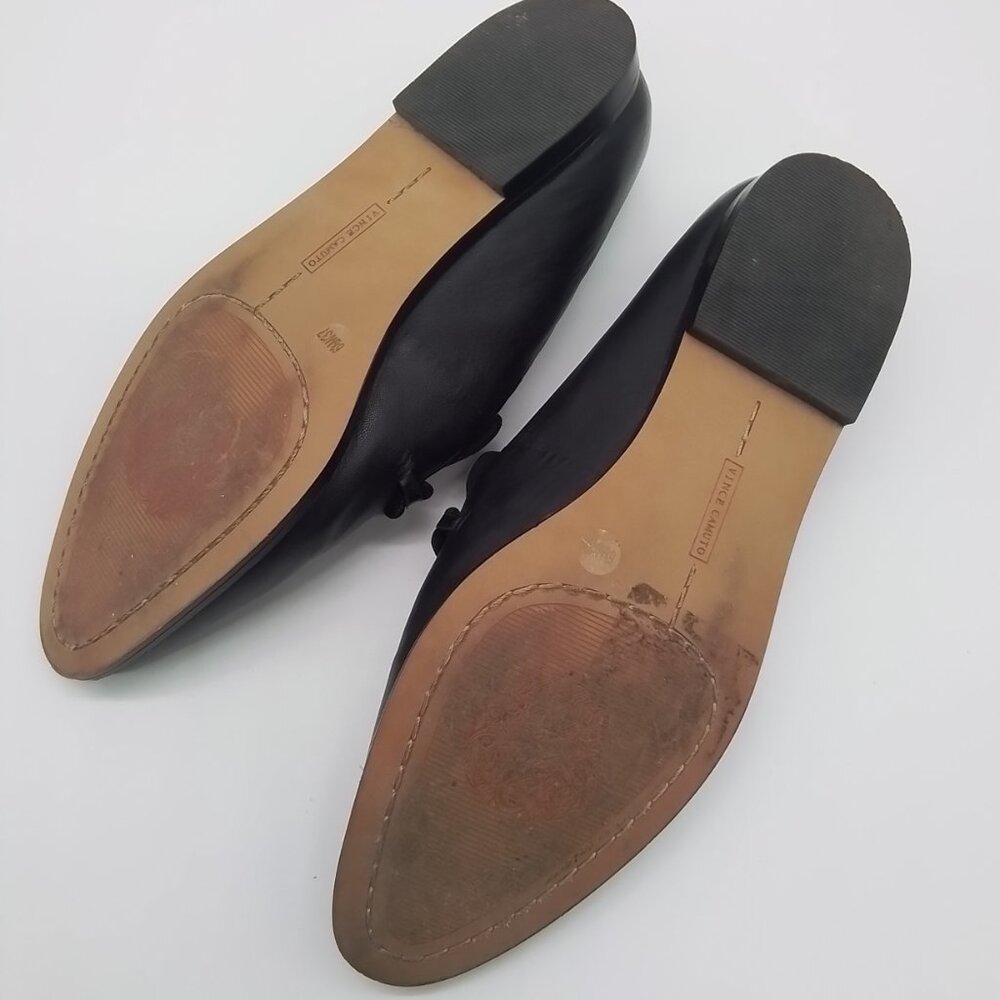 NWOT VINCE CAMUTO FORONNI POINTED TOE BLACK SUEDE LOAFERS SIZE 6.5 - Picture 5 of 6